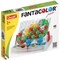 Quercetti: Fantacolor Junior Mosaic Pegboard - 48pc Button Color Matching Game, 3D Image Toy, STEM Preschool Learn & Play Activity, Toddler-Kids 2+